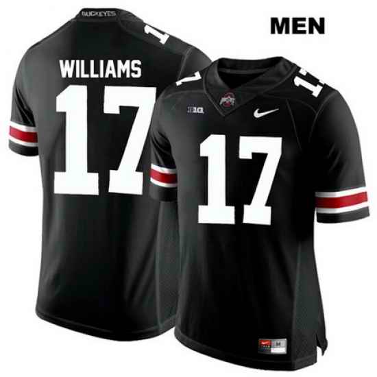 Alex Williams Ohio State Buckeyes White Font Authentic Mens  17 Nike Stitched Black College Football Jersey Jersey